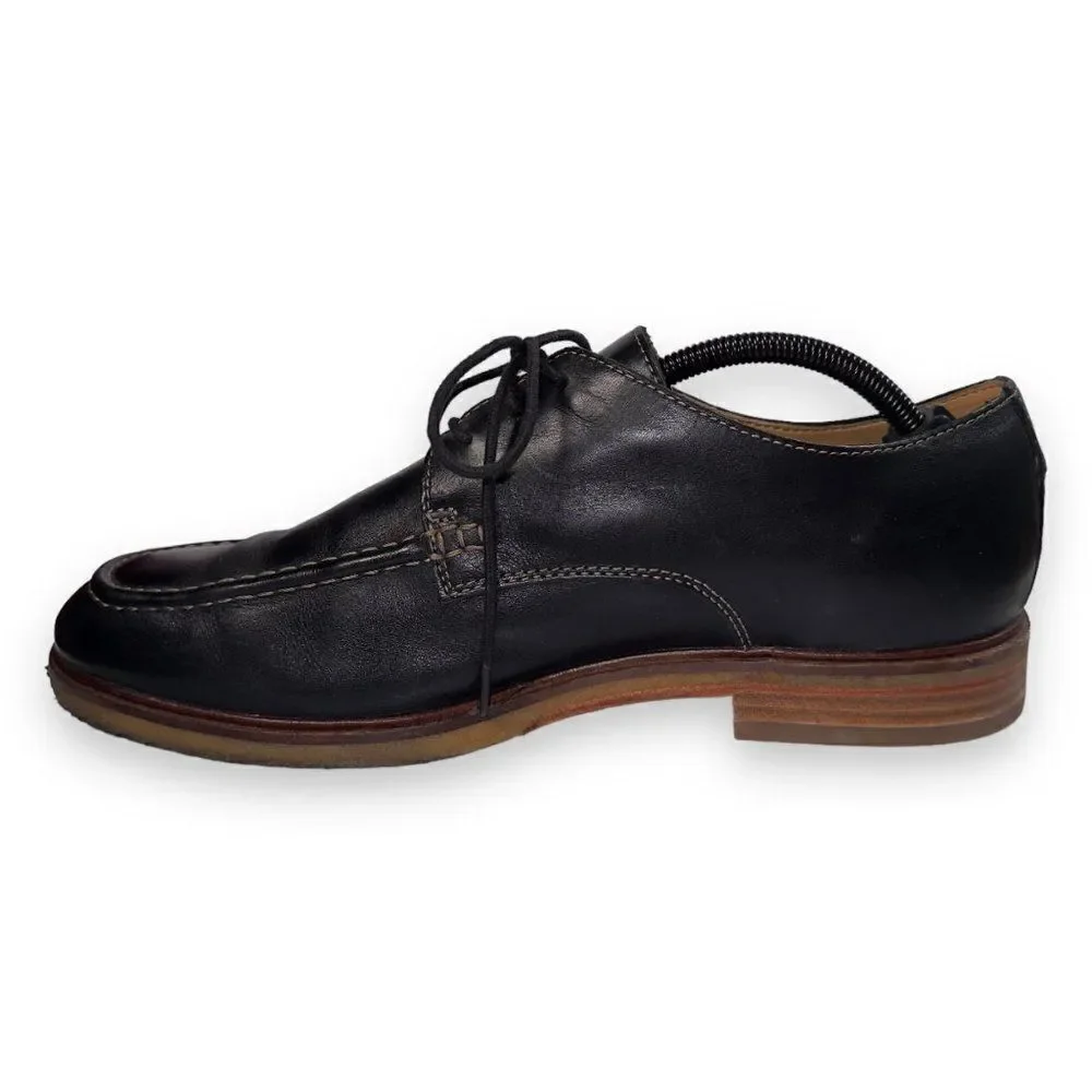 Clarks Clarkdale Apron Oxford Shoes Black Leather 26144457 Men's 10.5 M‎